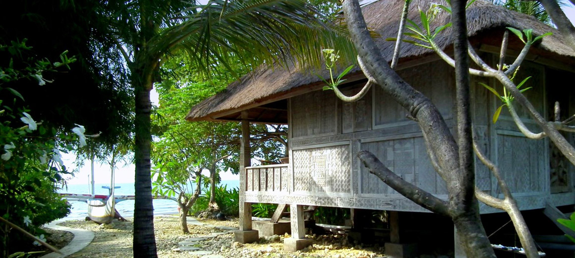 Bali villa Shanti the timor house at the beach